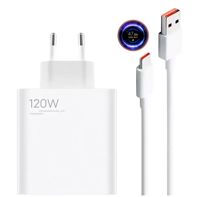 Carregador USB Xiaomi 120W HyperCharge Combo