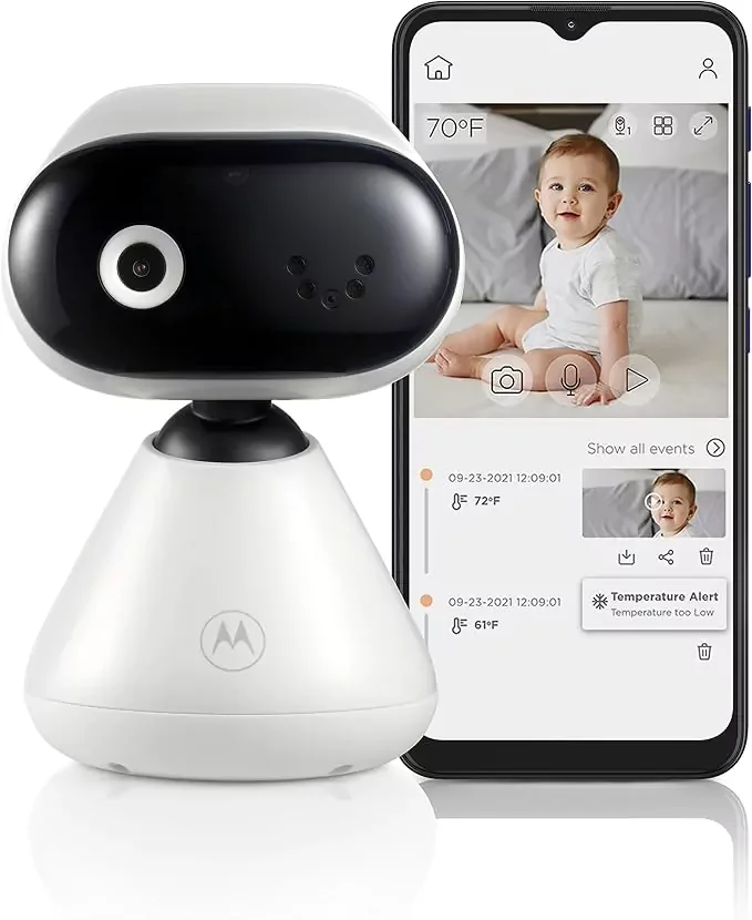 Vigia Bebés Motorola Nursery PIP1000 com Câmara - Visão noturna - WIFI