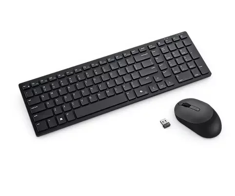 Teclado e Rato Sem Fios Silencioso Dell Pro KM555