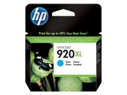 Tinteiro HP 920XL Ciano Original (CD972AE)