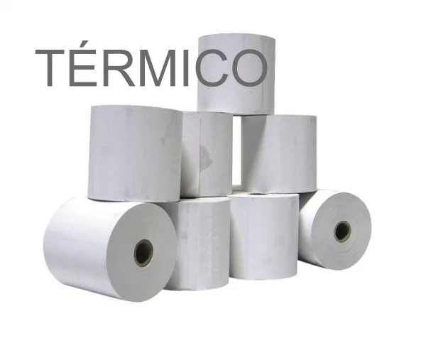 Rolos de papel 4Office térmico 57x50x11 - Pack 10