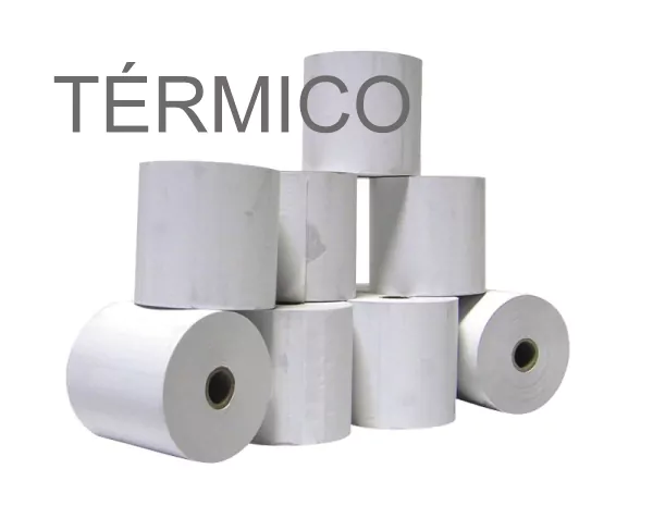 Rolos de papel 4Office térmico 80x70x11 - Pack 10
