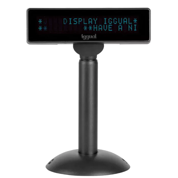 Visor POS iggual TPV USB VFD 7"