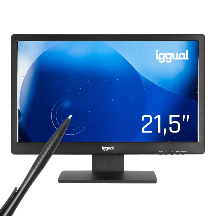 Monitor Táctil 21.5" Resistivo 16:9 FHD Iggual