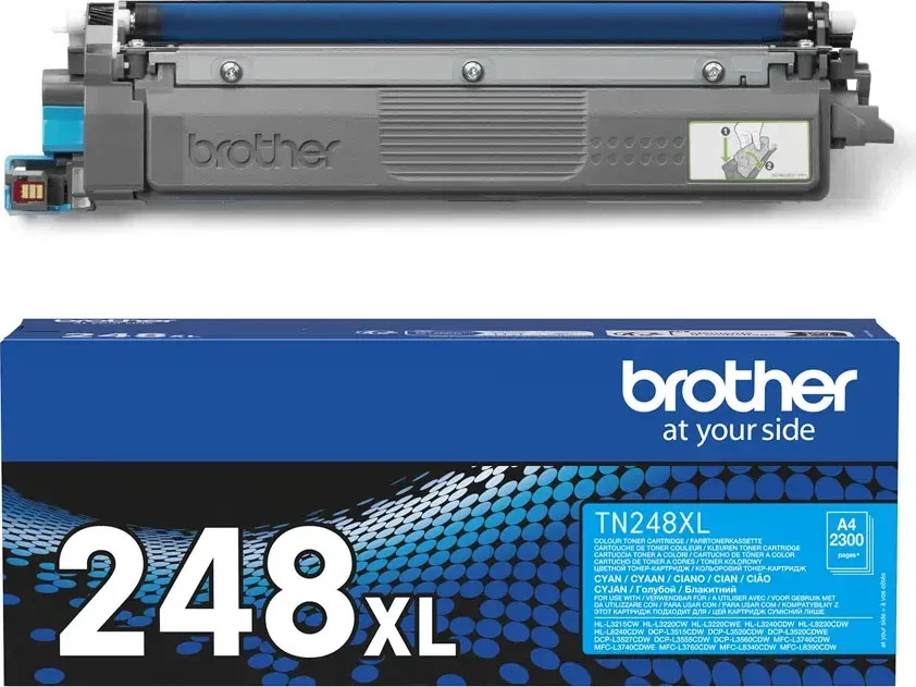 Toner Brother Original TN-248XLC - Azul