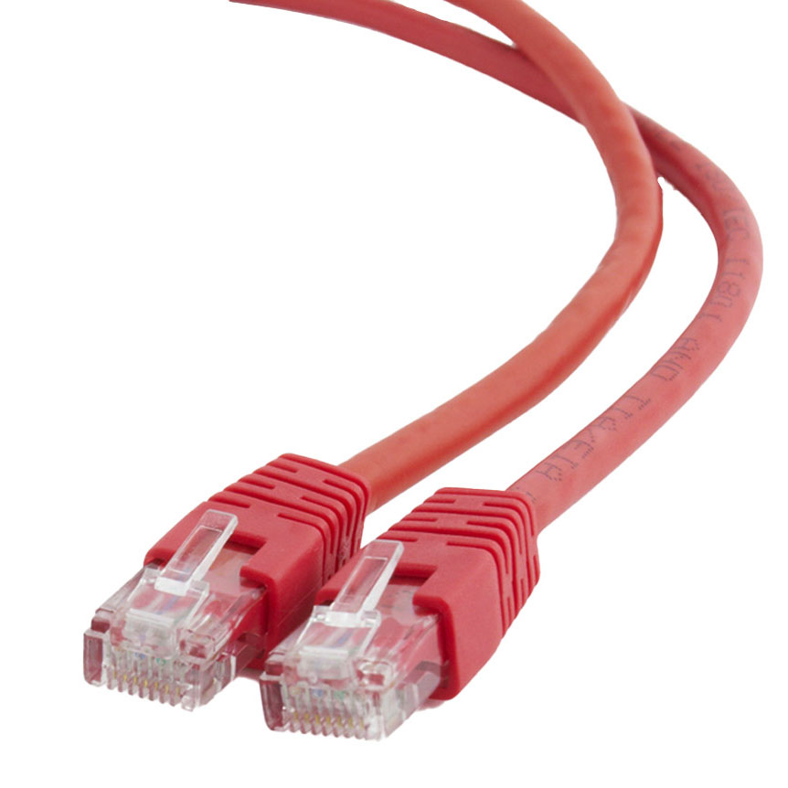Cabo Rede 1 metros RJ45 cat6E UTP Gembird Vermelho