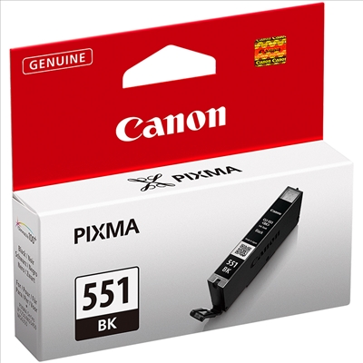 Tinteiro Canon CLI-551 BK Preto Original (6508B001)