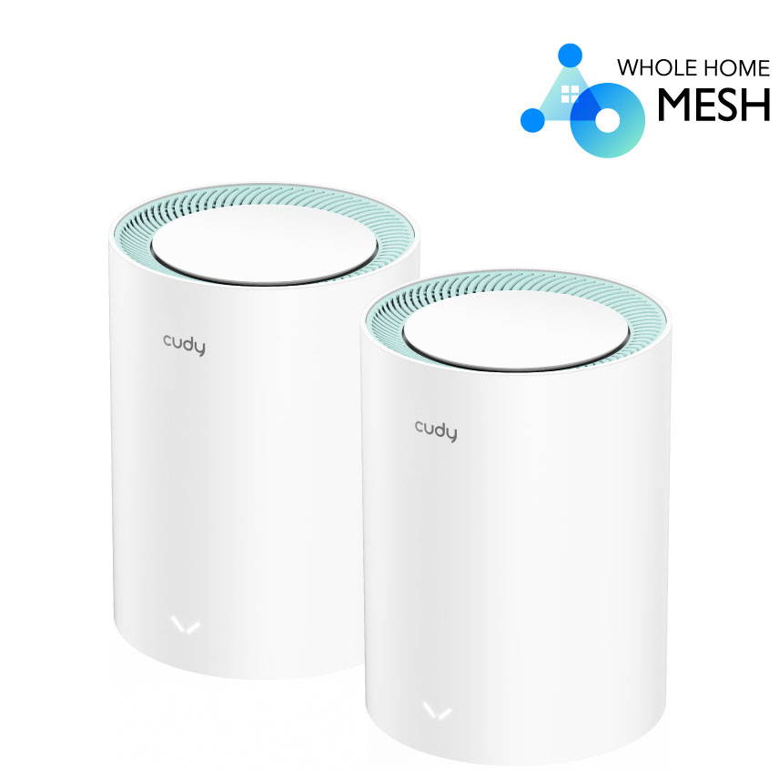 Sistema Mesh Cudy M1300 AC1200 Dual-Band WiFi 5 Mesh Gigabit Pack-2