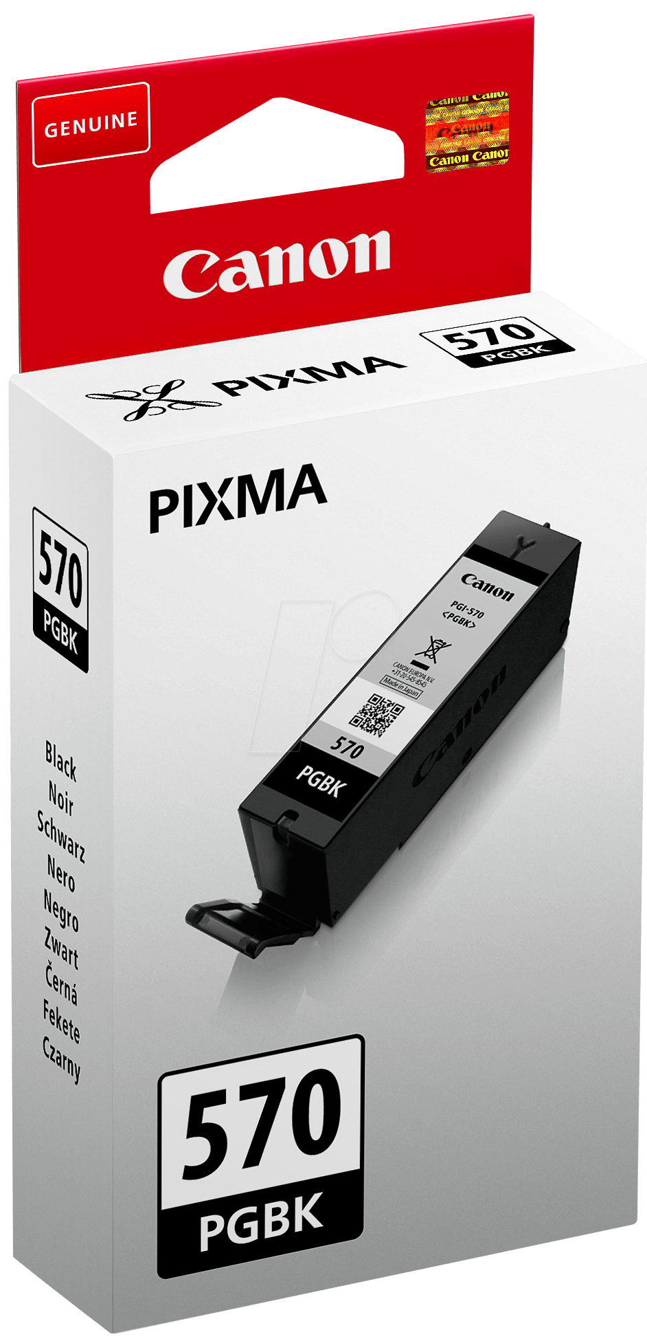 Tinteiro Canon PGI-570 BK Preto Original (0372C001)