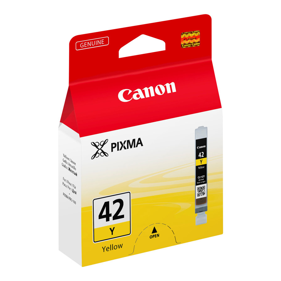 Tinteiro Canon Pixma CLI-42Y Amarelo Original (6387B001)