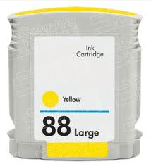 Tinteiro HP 88 Amarelo Compatível (C9393AE)