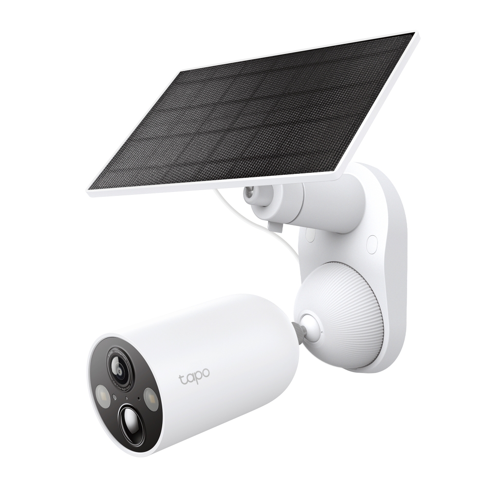 Câmara Segurança Inteligente TP-Link Tapo C425 KIT Painel Solar Wi-Fi Interior/Exterior com Suporte Magnético