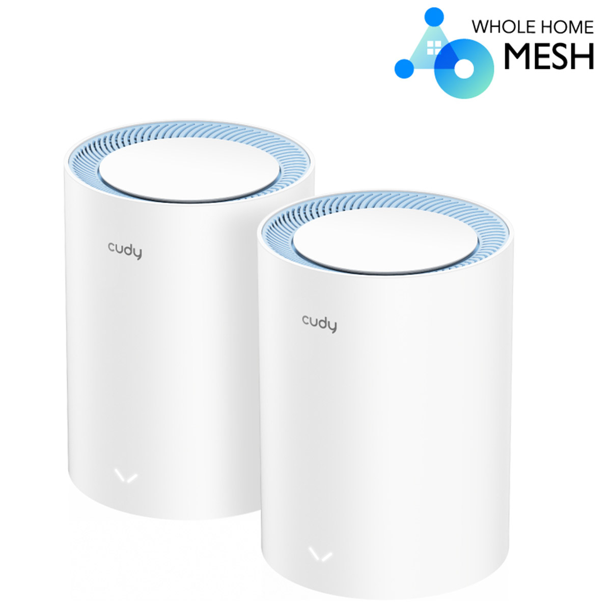 Sistema Mesh Cudy M1200 AC1200 Dual-Band WiFi 5 Mesh Gigabit Pack-2