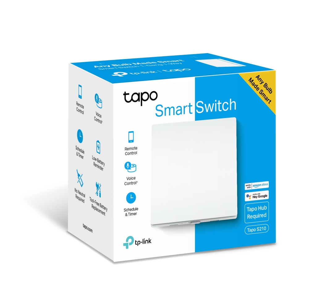 Interruptor Inteligente Simples de Encastre TP-Link Tapo S210