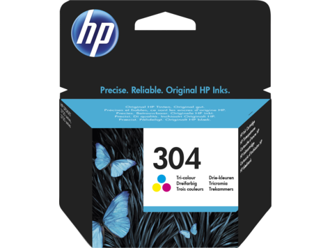 Tinteiro HP 304 Original Tricolor (N9K05AE)