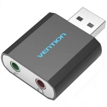 Adaptador Placa de som USB externa Vention para 2 Jack 3.5mm