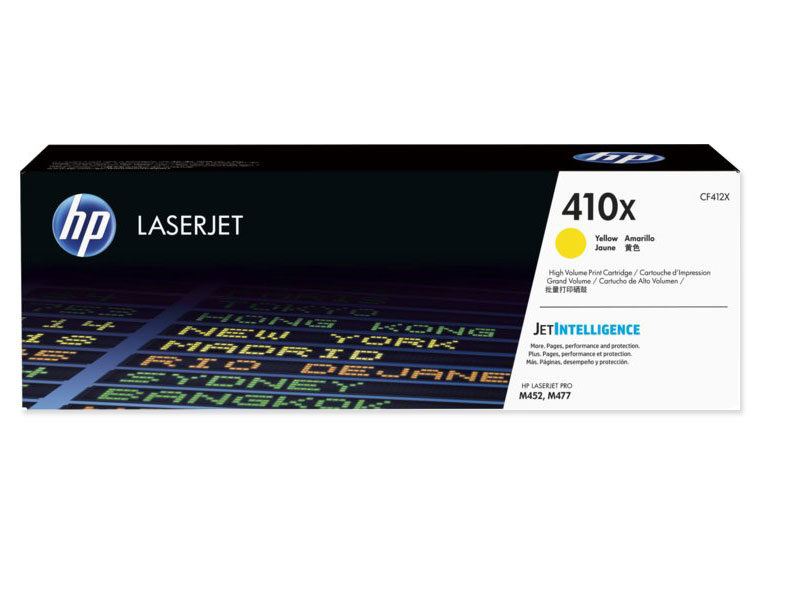 Toner HP LaserJet Original 410X Amarelo (CF412X)