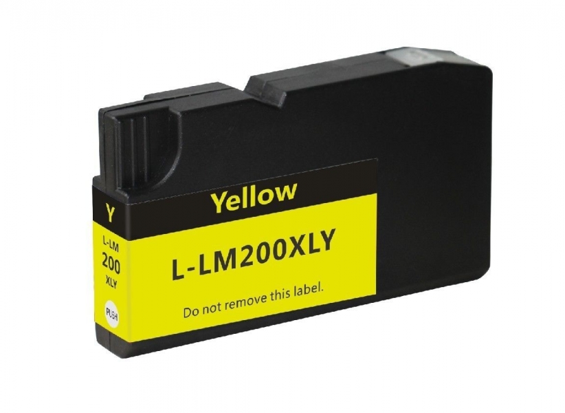 Tinteiro Lexmark Compatível Nº 200 XL Amarelo (14L0177)