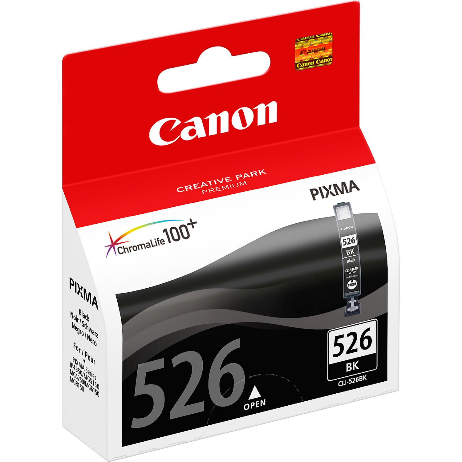 Tinteiro Canon CLI-526 BK XL Preto Original (4540B007)