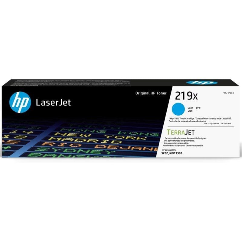 Toner HP LaserJet Original 219X Azul W2191X - 2500 páginas