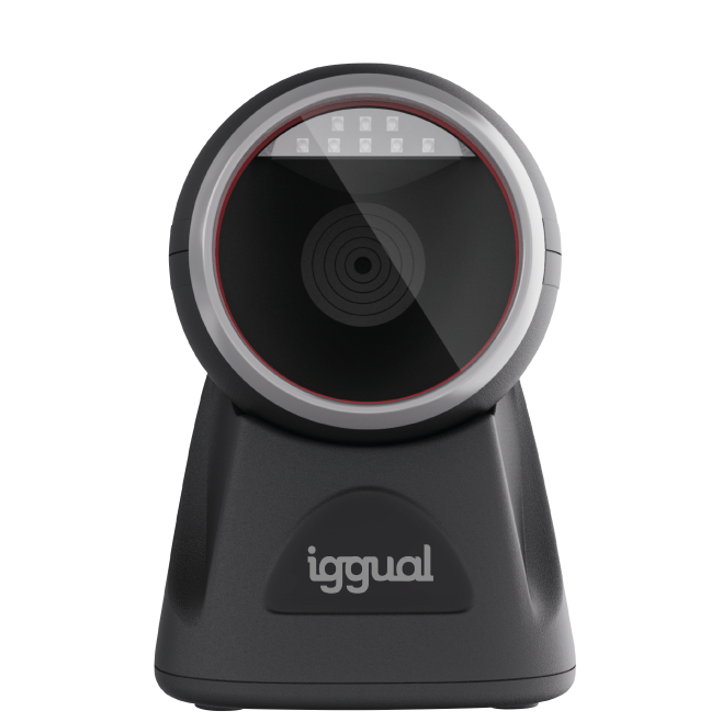 Leitor de Códigos de Barra de Mesa Iggual USB 2D