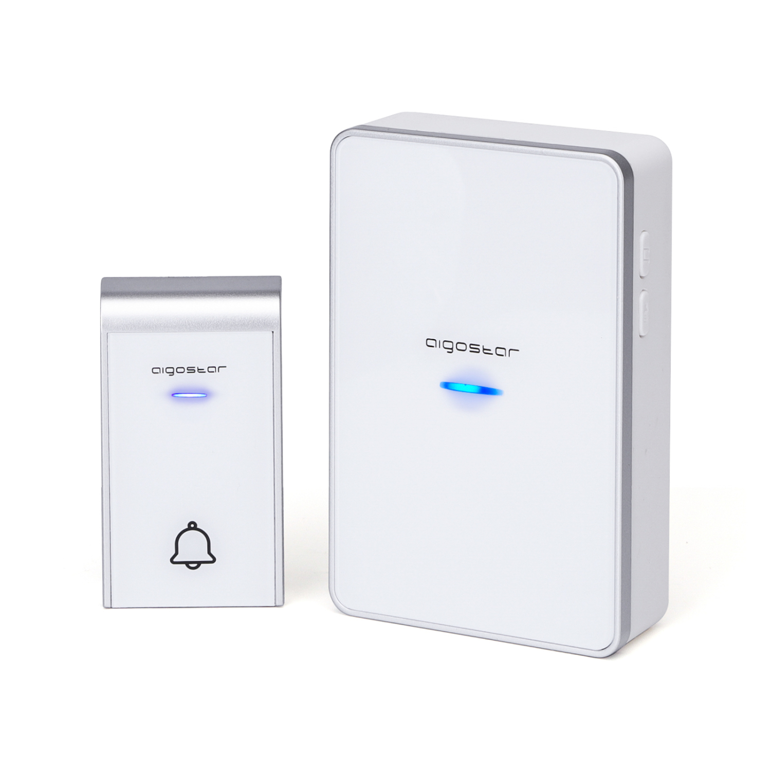 Campaínha Sem Fios AC Aigostar IP44 150 metros Branco