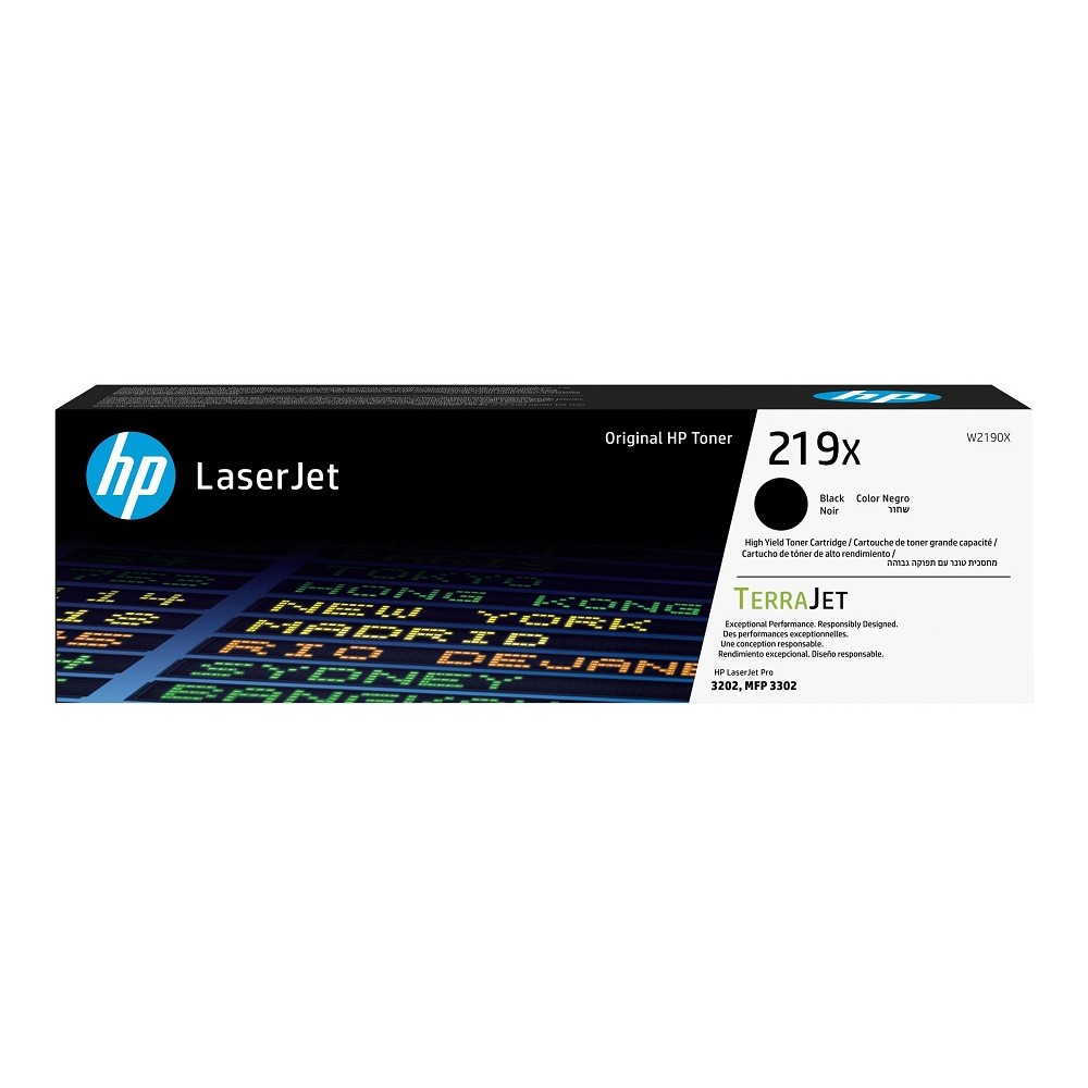 Toner HP LaserJet Original 219X Preto W2190X - 3200 páginas