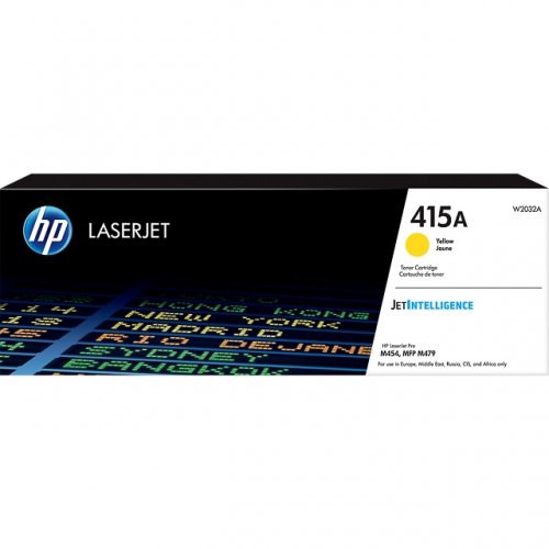 Toner HP LaserJet Original 415A Amarelo (W2032A)
