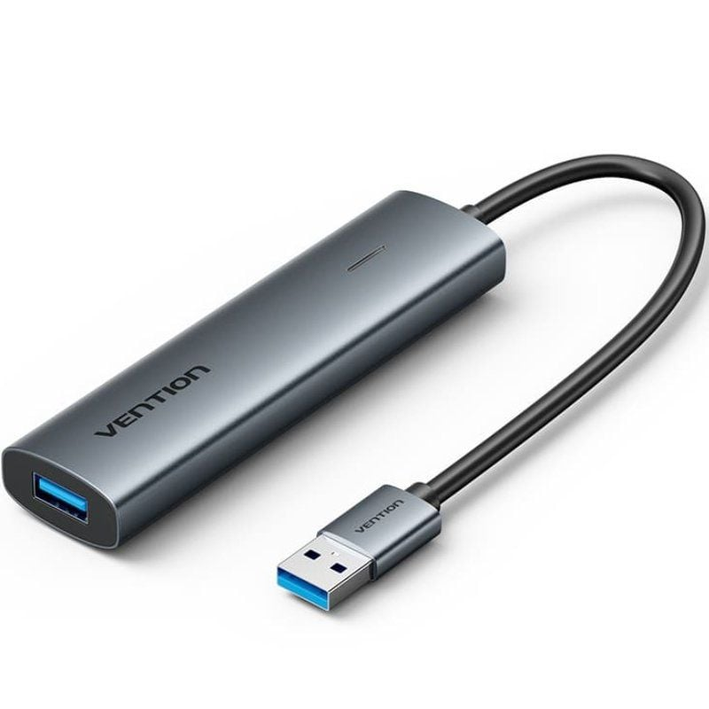 Hub USB 3.0 Vention 1xUSB Type-C, 3xUSB, 1xUSB Type-C PD