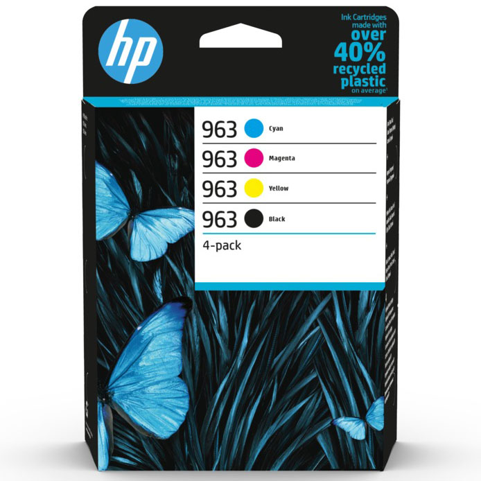 MultiPack 4 Tinteiros HP 963 Originais 6ZC70AE