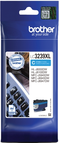 Tinteiro Brother Original LC3239 XL Azul (LC3239XLC)