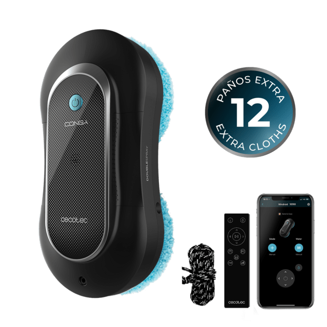 Robot Limpador Janelas Cecotec Conga Windroid 1090 Double Spray Connected