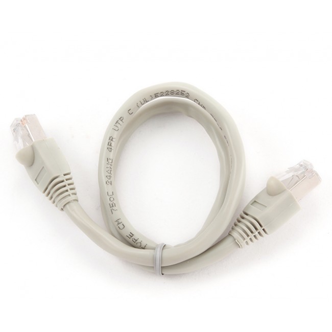 Cabo Rede 0.5 metros RJ45 cat5E Gembird Cablexpert Cinza