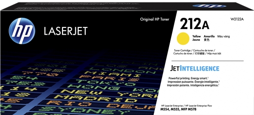 Toner HP LaserJet Original 212A  Amarelo (W2122A)