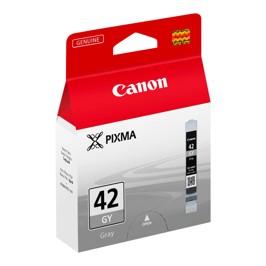 Tinteiro Canon Pixma CLI-42GY Cinza Original (6390B001)