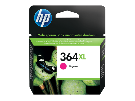 Tinteiro HP 364 XL Original Magenta (CB324EE)