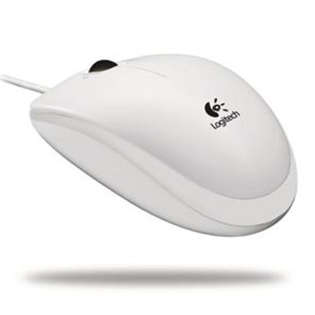 Rato Óptico Logitech B100 1000DPI Branco