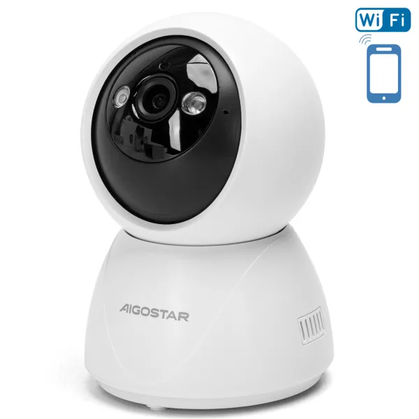 Câmara Aigostar Inteligente Interior WiFi 1080p 2.4G/5G
