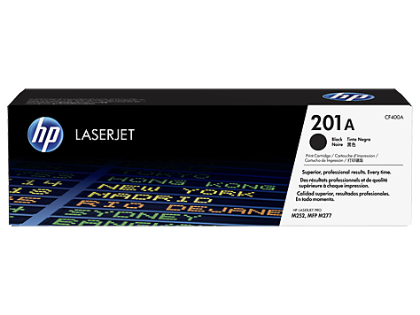 Toner HP LaserJet Original 201A Preto (CF400A)