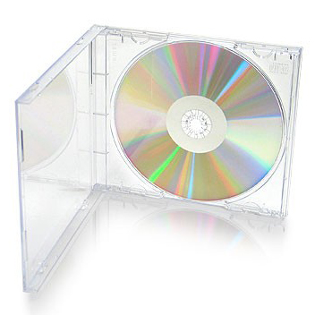 Caixa CD/DVD Mediarange Jewel 10.4mm Transparente
