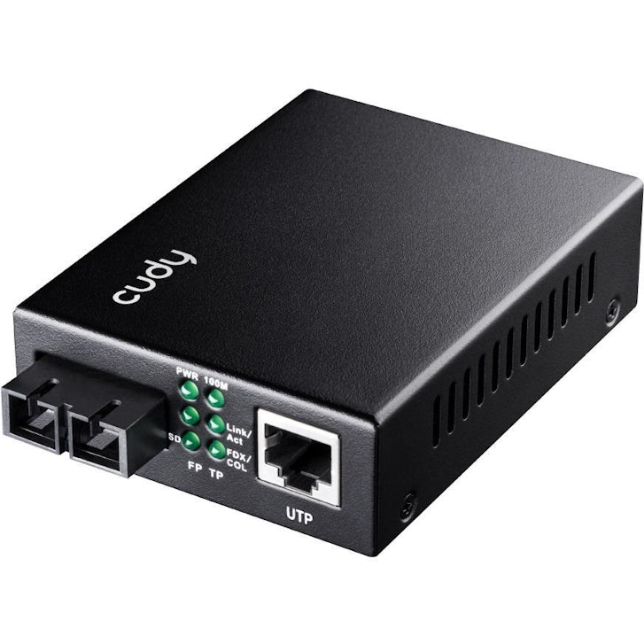 Conversor Fibra Cudy MC100SA-20 10/100Mbps