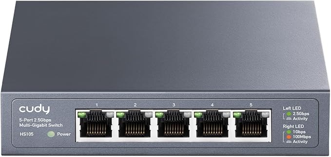 Switch Cudy HS105- 5 Portas RJ45 não administrado
