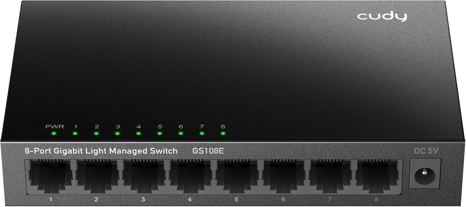 Switch Cudy GS108E 8 Portas Gigabit UnManaged