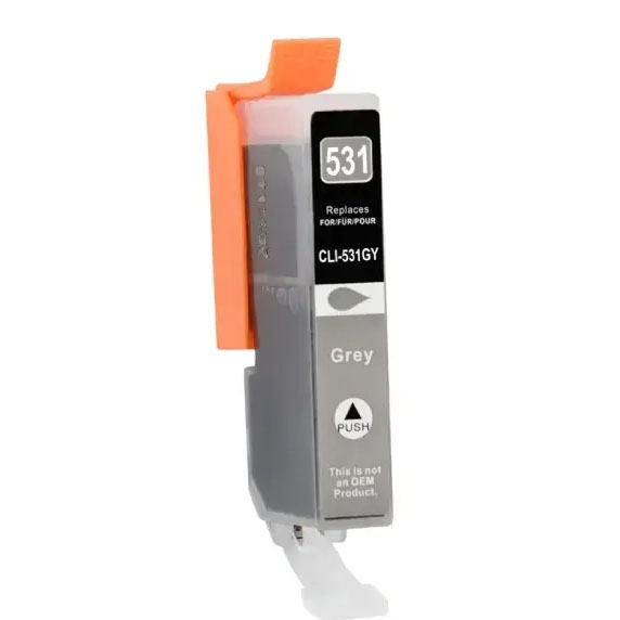 Tinteiro Canon Compatível CLI-531GY Cinza
