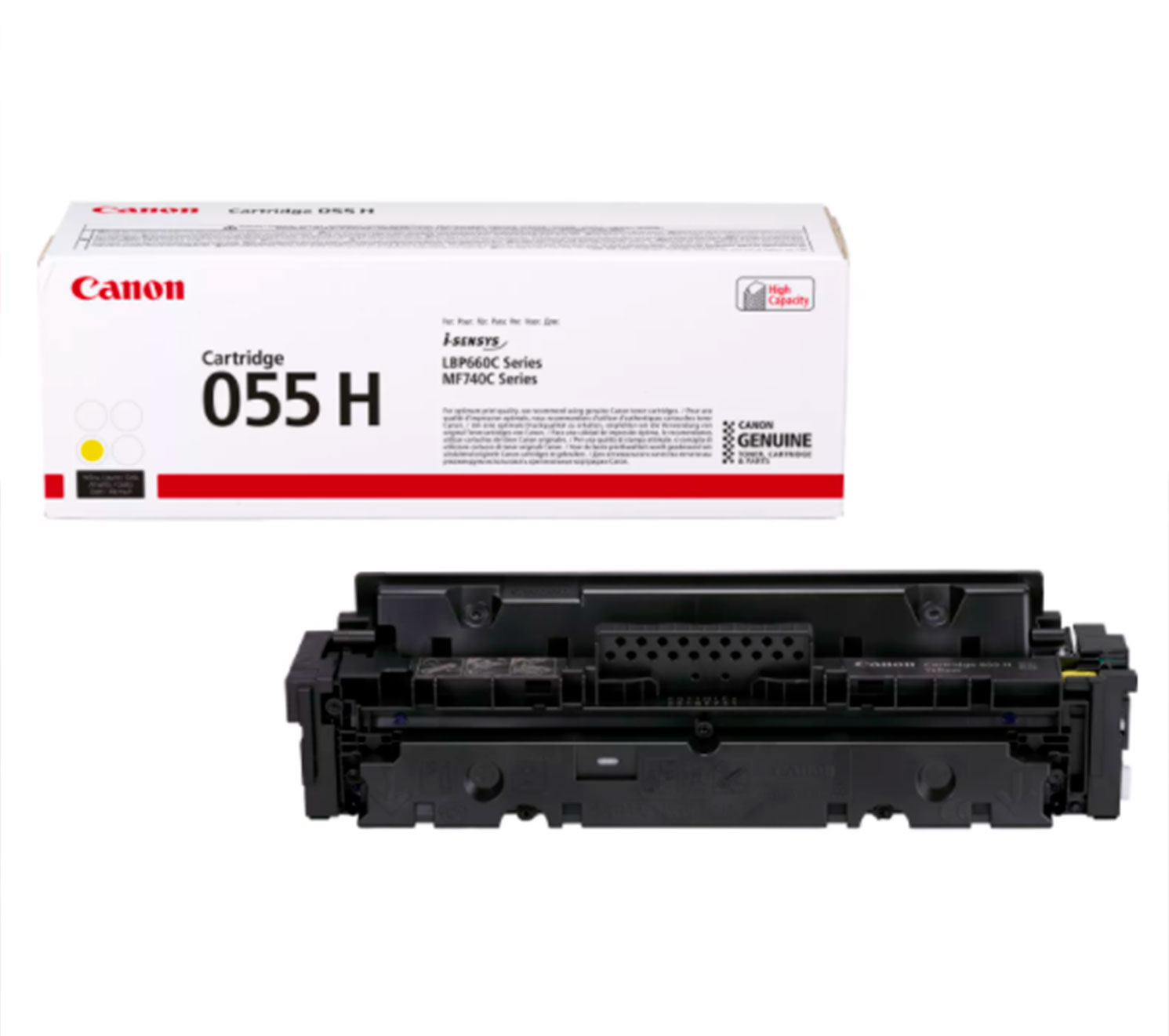 Toner Canon Original 055H Amarelo (3017C002)