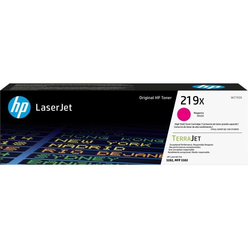 Toner HP LaserJet Original 219X Magenta W2193X - 2500 páginas