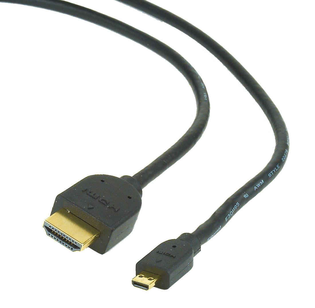 Cabo HDMI p/ Micro HDMI 1.4 Gold 1.8 metros Gembird